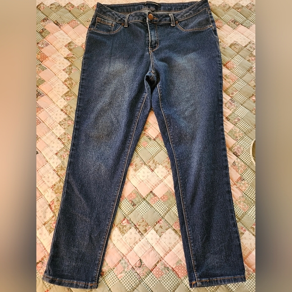 A3 Design Denim - A3 Design Dark Wash Jeggings Size 14P